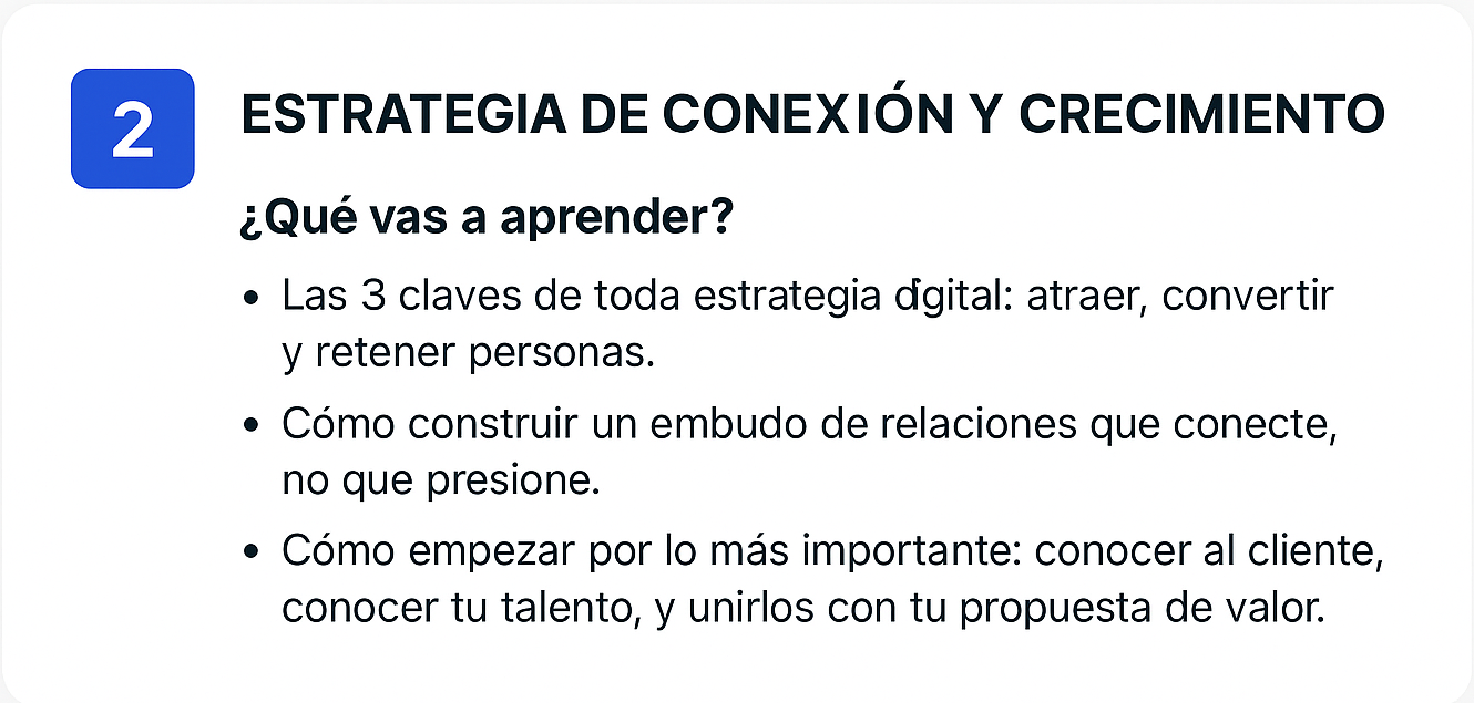 Conexión y crecimiento en LinkedIn