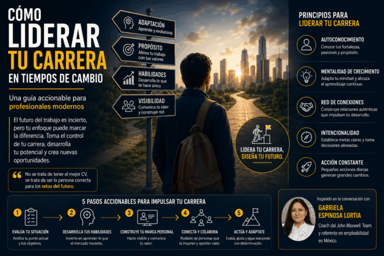 Cómo liderar tu carrera profesional en tiempos de cambio