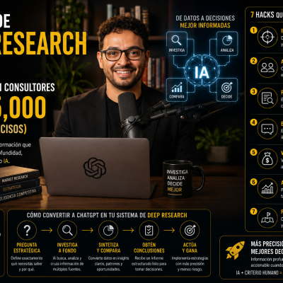 7 hacks de Deep Research con IA para investigar mejor y tomar decisiones estratégicas