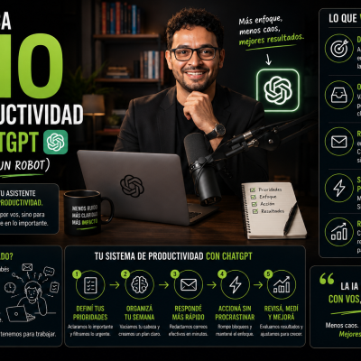 Cómo multiplicar tu productividad con ChatGPT sin perder el enfoque
