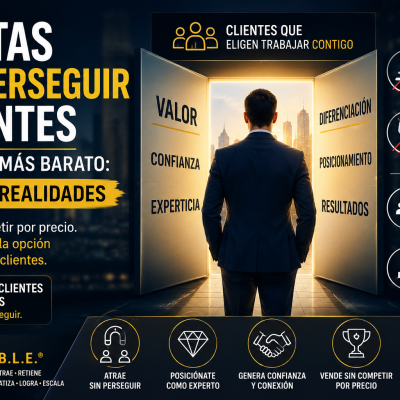 Cómo vender sin perseguir clientes ni competir por precio